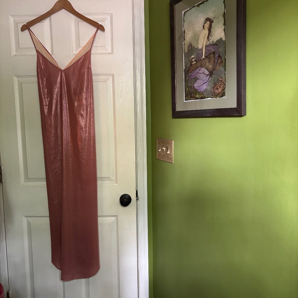 Metallic Pink Dress - Picture 6 of 7